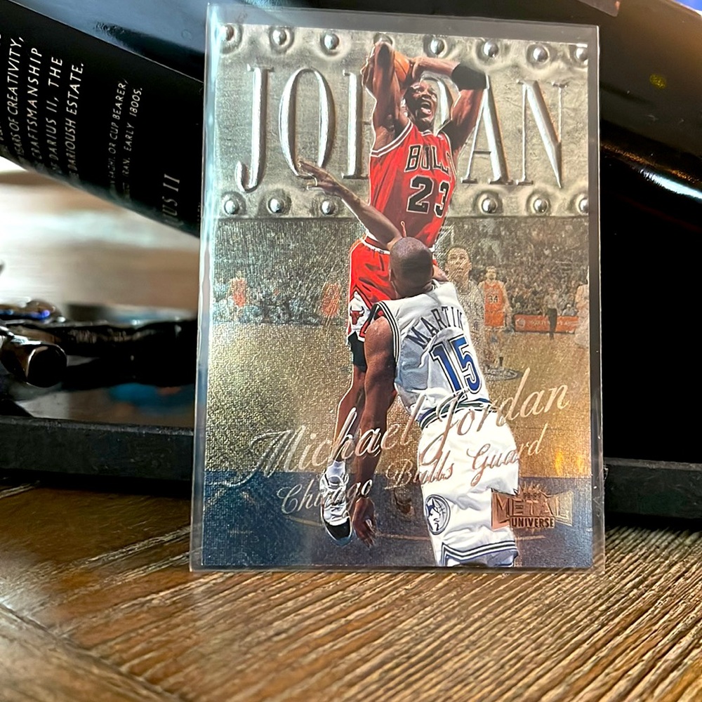 Michael Jordan - 1998 Collectible, Rare Card Metal Universe, Excellent Condition